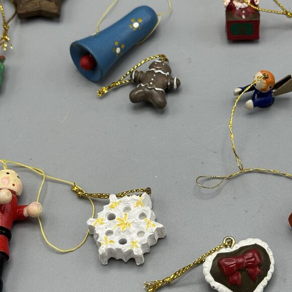 Kurt Adler Wood Gift Tower Tree Advent Calendar Star 13" Tall 25 Mini Orn READ - Picture 14 of 15